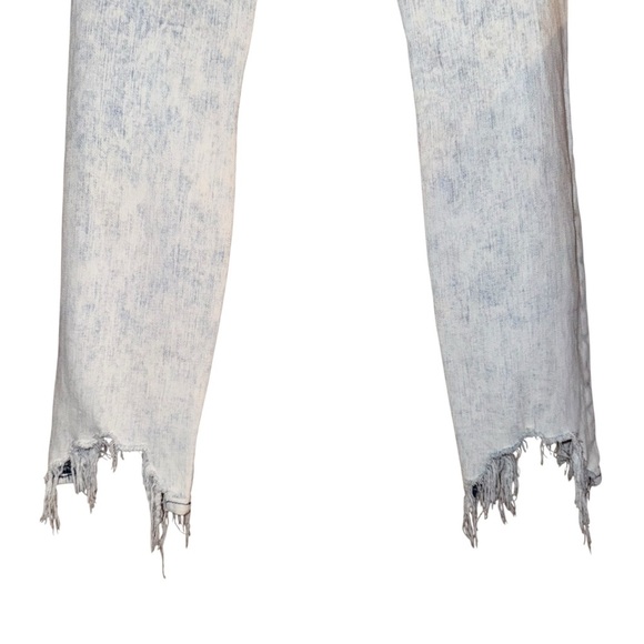 L'AGENCE High Line Skinny Jeans Calypso Distressed Destructed Acid Wash Size 25 - Picture 11 of 16